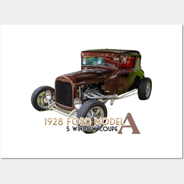 1928 Ford Model A 5 Window Coupe Wall Art by Gestalt Imagery